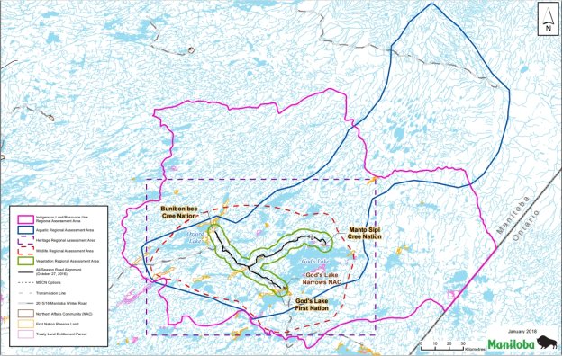 Figure 3: Regional Assessment Areas by Valued Component