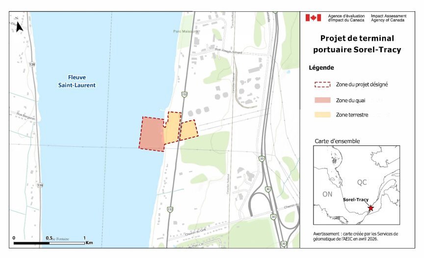 Figure 1. Zone du projet désigné